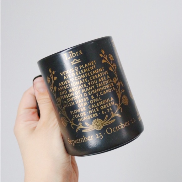 Libra vintage star sign mug - Picture 3 of 4